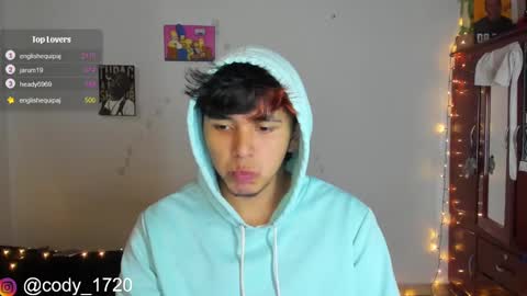 Snapshot of cody_evanss chatting on February 28, 3:26 pm cody online show from February 28, 3:26 pm