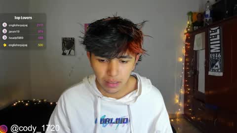 Snapshot of cody_evanss chatting on March 1, 4:44 pm cody online show from March 1, 4:44 pm