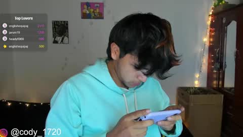 Snapshot of cody_evanss chatting on March 12, 1:58 am cody online show from March 12, 1:58 am