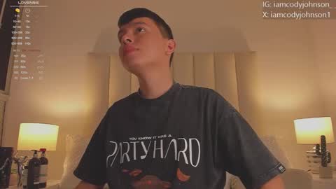 Snapshot of cody_johnsonn_ chatting on December 5, 8:05 pm CODY online show from December 5, 8:05 pm