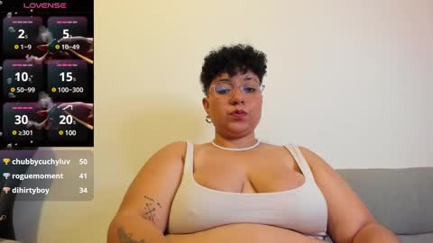 Snapshot of curly_cam_queen chatting on March 2, 6:05 am Bruna  online show from March 2, 6:05 am