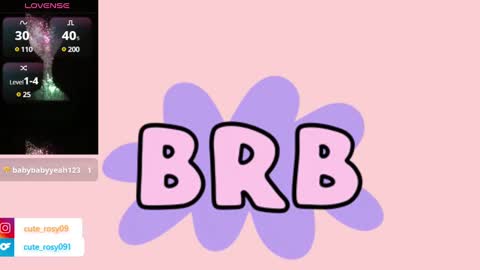 rosy online show from March 12, 7:06 pm