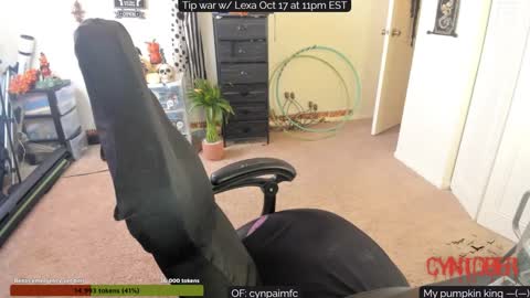 Snapshot of cynpai chatting on October 8, 7:44 pm Cynpai online show from October 8, 7:44 pm