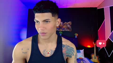 Snapshot of damian_latinxxx chatting on February 28, 6:21 am Damian online show from February 28, 6:21 am