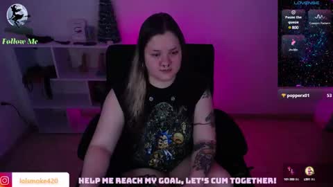 Snapshot of destroyall420 chatting on December 14, 11:12 pm Lola Bdsm and fries online show from December 14, 11:12 pm