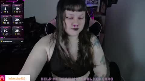 Snapshot of destroyall420 chatting on September 19, 6:37 am Lola Bdsm and fries online show from September 19, 6:37 am