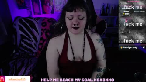 Snapshot of destroyall420 chatting on May 8, 8:47 pm Lola Bdsm and fries online show from May 8, 8:47 pm