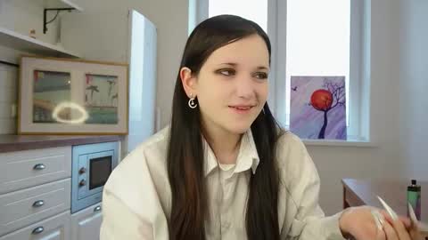 Snapshot of dinahganus chatting on October 12, 4:22 am Rina online show from October 12, 4:22 am