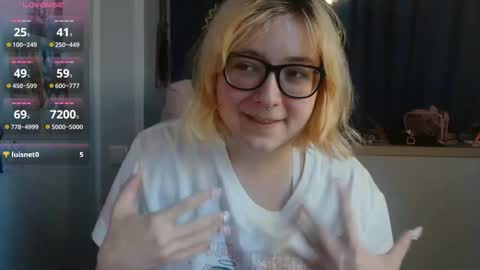 Snapshot of doriabodford chatting on October 8, 7:17 am Lola online show from October 8, 7:17 am