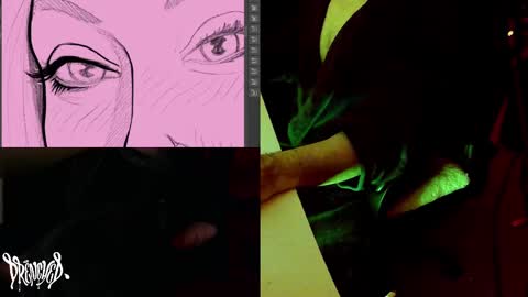 Snapshot of drenchedart chatting on February 26, 9:10 am Drenched online show from February 26, 9:10 am