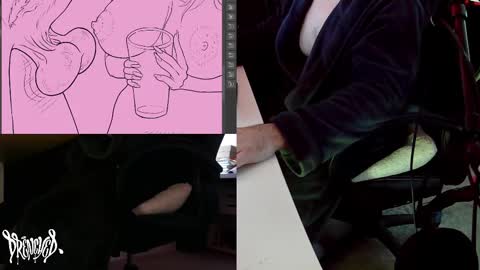 Snapshot of drenchedart chatting on February 26, 6:43 pm Drenched online show from February 26, 6:43 pm