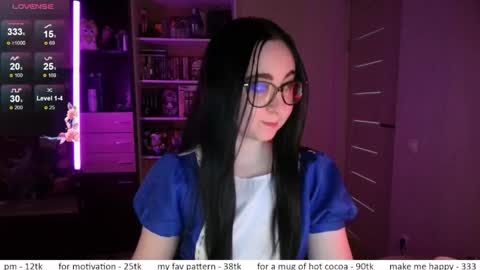 Snapshot of el_sweety chatting on May 26, 10:55 am If you like it when I meow give me a thumbs up online show from May 26, 10:55 am