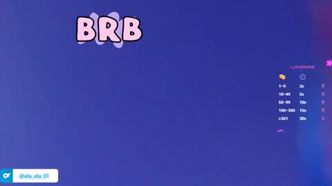 Ela  Help me reach 100 thumbs up online show from December 11, 12:44 pm