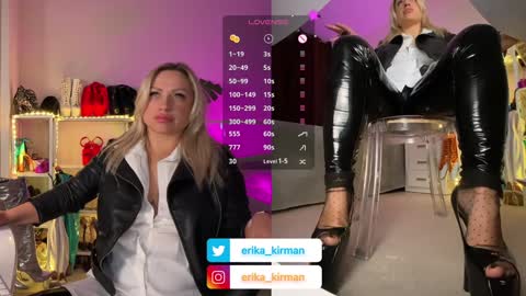 Erika      online show from January 16, 5:55 pm