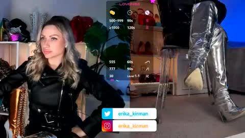 Erika      online show from January 19, 2:10 pm