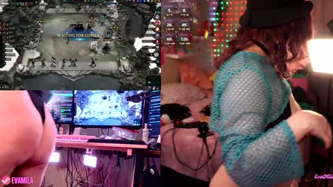 Snapshot of evamilaa chatting on December 4, 8:45 am Eva  online show from December 4, 8:45 am