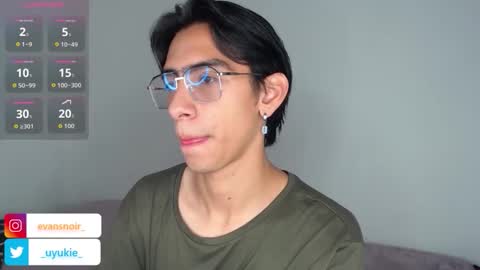 Evans Noir. Dont forget to Follow me at my socila media online show from March 6, 11:34 pm