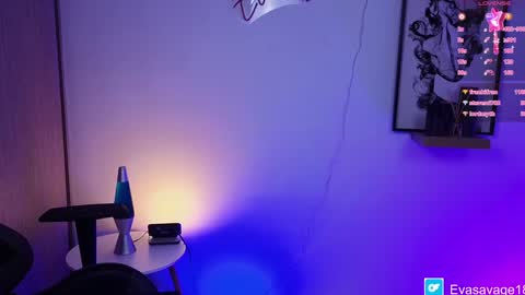 Snapshot of evasavage chatting on January 23, 12:04 am EVA SAVAGEIm recovering from surgery. Ill see you in a couple of weeks. online show from January 23, 12:04 am