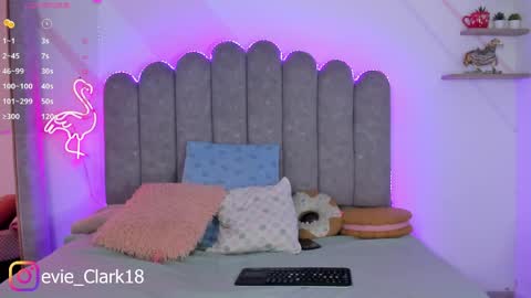 Snapshot of evie_clark_ chatting on June 2, 9:17 pm My name is Evie nice to meet you really get to know me better private is open online show from June 2, 9:17 pm