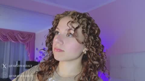 Snapshot of farahh_magdaly chatting on January 17, 12:10 pm Farah online show from January 17, 12:10 pm