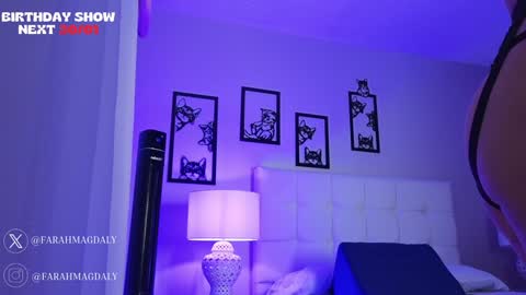 Snapshot of farahh_magdaly chatting on January 29, 3:04 pm Farah online show from January 29, 3:04 pm