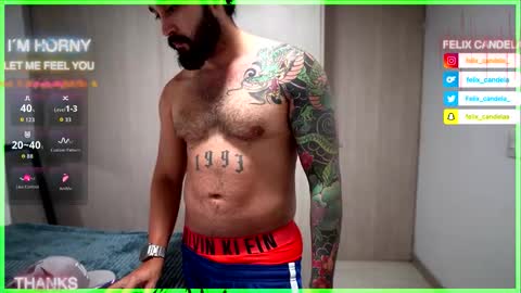 Felix Candela  online show from February 23, 5:05 am