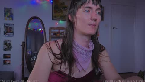 Snapshot of fernydew chatting on March 7, 6:35 am Fern next stream 430pm Monday PST online show from March 7, 6:35 am