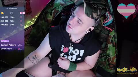 Gage Allin AKA Alpha Pussy online show from April 19, 8:11 pm