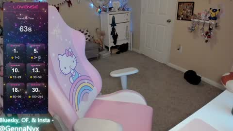 Snapshot of gennanyx chatting on January 30, 7:18 am Genna Nyx online show from January 30, 7:18 am