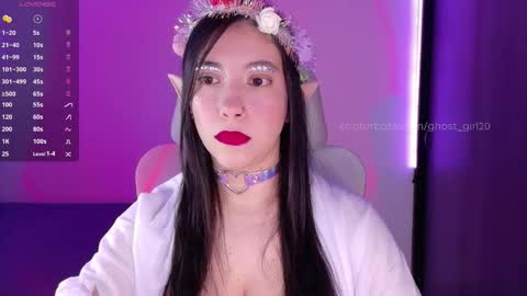 Snapshot of ghost_girl20 chatting on October 31, 2:34 am Im Jenn Next stream Monday - start -5 GMT online show from October 31, 2:34 am