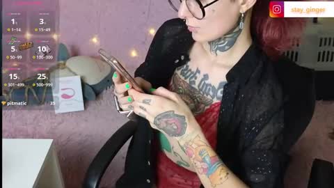Snapshot of ginger_stay chatting on December 13, 9:52 pm Ginger online show from December 13, 9:52 pm