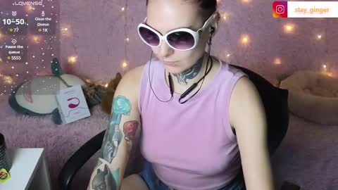Snapshot of ginger_stay chatting on January 2, 8:35 pm Ginger online show from January 2, 8:35 pm