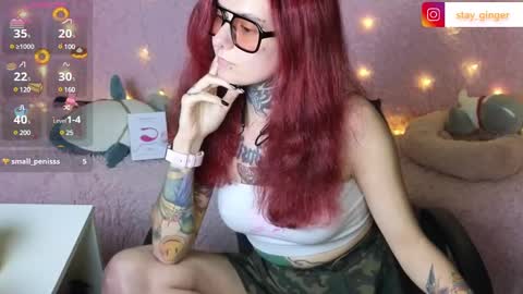 Snapshot of ginger_stay chatting on January 17, 10:01 pm Ginger online show from January 17, 10:01 pm