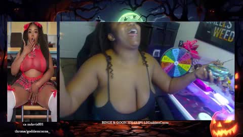 Goddess Cocoa online show from October 15, 9:26 pm