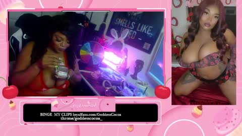 Goddess Cocoa online show from April 24, 3:20 am