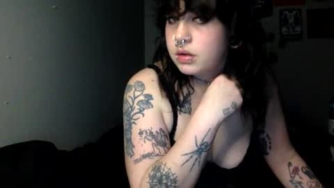 Snapshot of gothgoddessrose666 chatting on April 15, 3:24 am Goddessr0se online show from April 15, 3:24 am