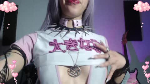 Snapshot of gothicute chatting on December 24, 7:06 am online show from December 24, 7:06 am