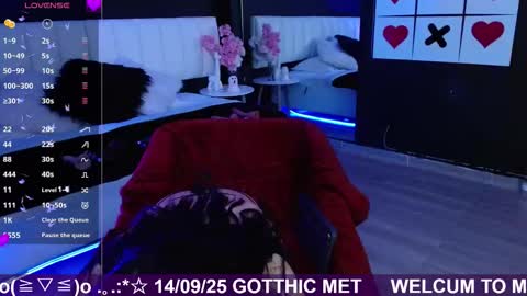 Snapshot of gotthic_met chatting on September 16, 3:51 am Meredith Alessandra online show from September 16, 3:51 am