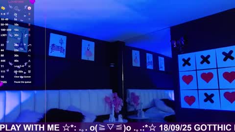 Snapshot of gotthic_met chatting on September 19, 3:52 am Meredith Alessandra online show from September 19, 3:52 am