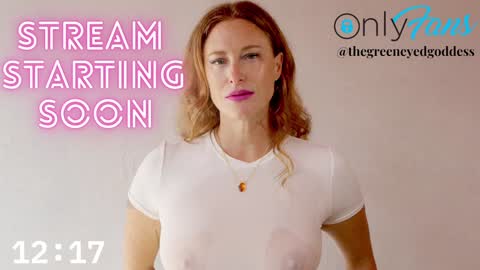 Green Eyed Goddess online show from January 25, 6:12 am