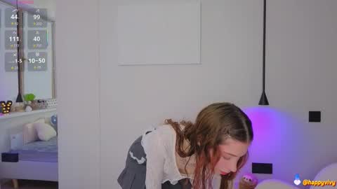 Snapshot of happyvivy chatting on October 3, 2:58 pm Vivy online show from October 3, 2:58 pm