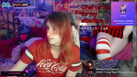 Snapshot of heartmyarc chatting on February 1, 3:41 am HeartMyArc online show from February 1, 3:41 am