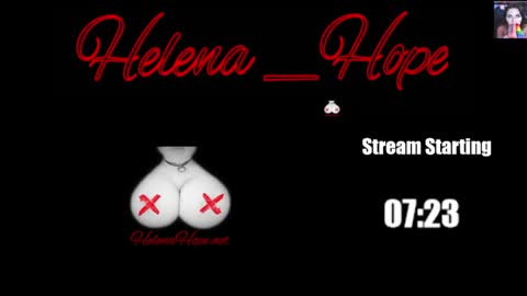 Snapshot of helena_hope chatting on May 19, 4:30 am Helena Hope online show from May 19, 4:30 am