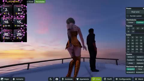 Snapshot of hikary__moon chatting on November 19, 6:30 pm Eva online show from November 19, 6:30 pm