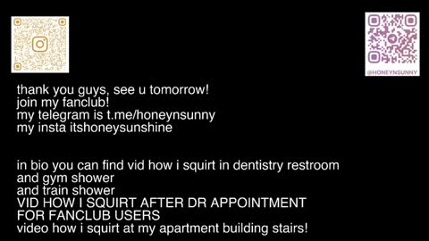 Jenyanew vid how I squirt in forest in bio online show from December 3, 1:54 pm