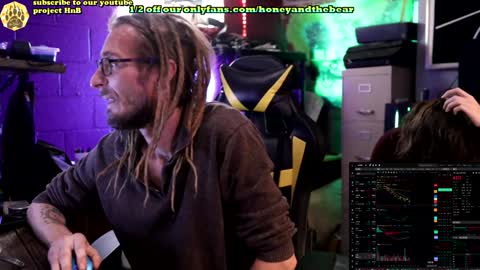 Snapshot of honeyand_thebear chatting on January 16, 3:56 pm Honey and Bear online show from January 16, 3:56 pm