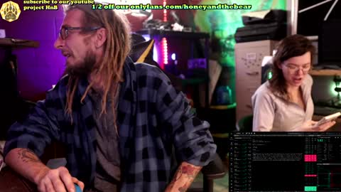 Snapshot of honeyand_thebear chatting on January 23, 4:04 pm Honey and Bear online show from January 23, 4:04 pm