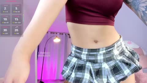 Snapshot of i_babbyyy chatting on September 9, 3:39 am Helloouu im Abigail call me Abi MY NEW SHEDULE IS 1030PM online show from September 9, 3:39 am