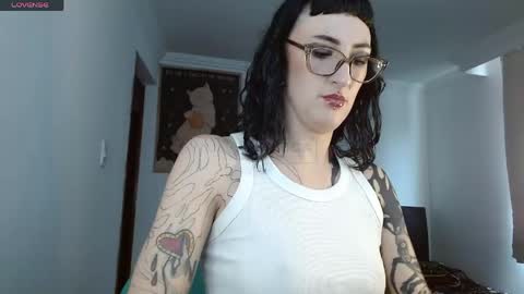 Snapshot of inked_val chatting on April 23, 6:21 pm Valerie online show from April 23, 6:21 pm