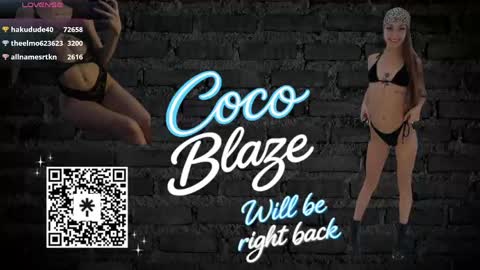 CoCo Blaze online show from April 23, 3:30 am